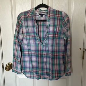 Tommy Hilfiger Plaid Top